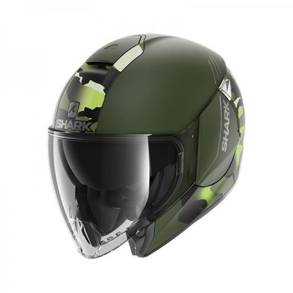 Casque Shark CITYCRUISER GENOM MAT - Camo Vert
