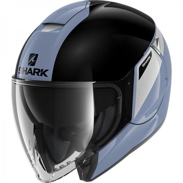 Casque Shark CITYCRUISER KARONN - Argent / Noir