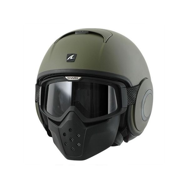Casque Shark DRAK BLANK MAT - Vert