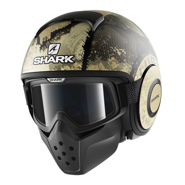 Casque Shark DRAK EVOK MAT - Noir / Vert / Gris