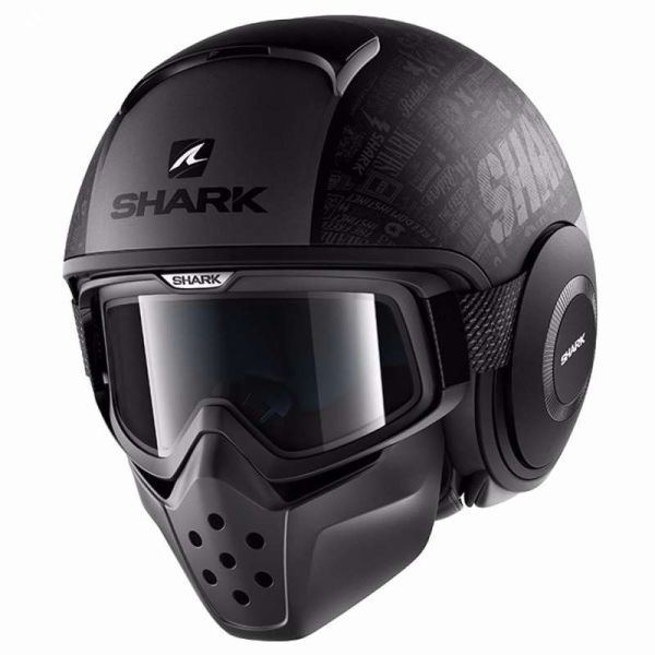 Casque Shark DRAK TRIBUTE-RM MAT - Noir / Gris