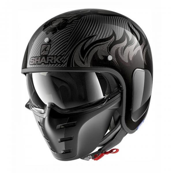 Casque Shark S-DRAK CARBON DRAGON - Anthracite