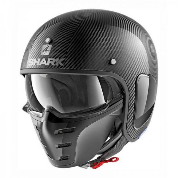 Casque Shark S-DRAK CARBON SKIN - Carbone / Gris / Noir