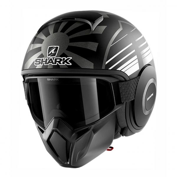 Casque Shark STREET DRAK REPLICA ZARCO MALAYSIAN GP MAT - Noir / Anthracite