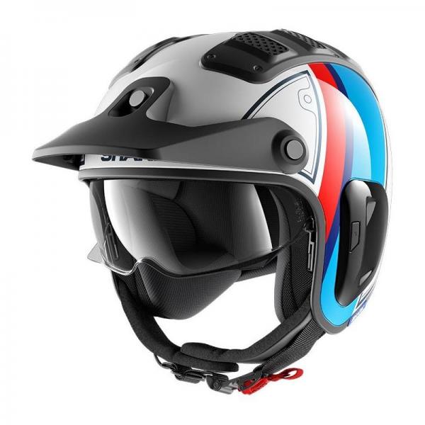Casque Shark X-DRAK 2 TERRENCE - Blanc / Bleu / Rouge