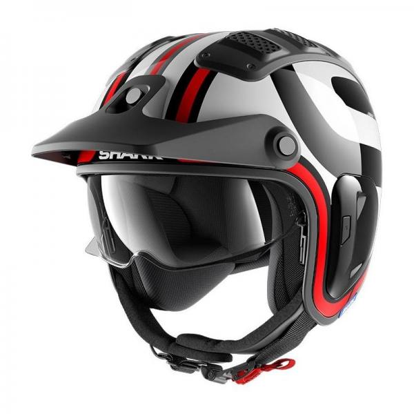 Casque Shark X-DRAK 2 THRUST-R - Noir / Blanc / Rouge