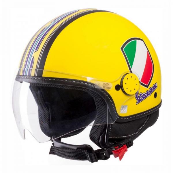 Casque Vespa STRIPES - Jaune