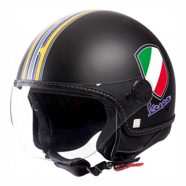 Casque Vespa STRIPES - Noir
