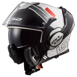 Casque LS2 FF399 VALIANT PROX - Noir / Rouge / Blanc