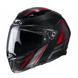 Casque HJC F70 CARBON ESTON MC1 - Gris / Rouge