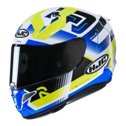 Casque HJC RPHA-11 NECTUS MC24H MAT - Jaune Fluo / Bleu / Blanc