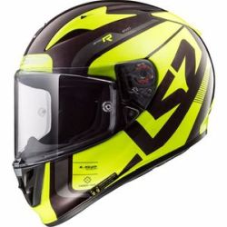Casque LS2 ARROW C EVO FF323 STING - WineBerry / Jaune Fluo
