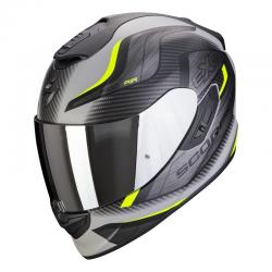 Casque Scorpion EXO-1400 AIR ATTUNE MAT - Gris / Noir / Jaune Fluo