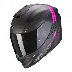 Casque Scorpion EXO-1400 AIR CARBON DRIK MAT - Noir / Rose