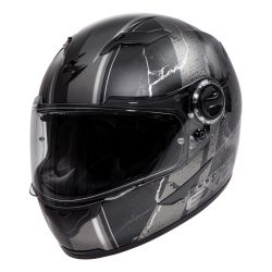 Casque Scorpion EXO-490 DAR MAT - Noir / Argent