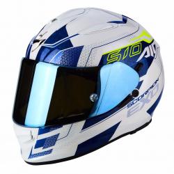 Casque Scorpion EXO-510 AIR GALVA - Blanc / Bleu