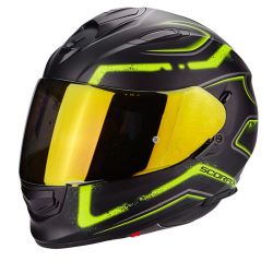Casque Scorpion EXO-510 AIR RADIUM MAT - Noir / Neon Jaune