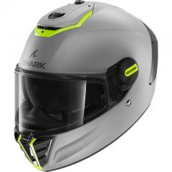 Casque Shark SPARTAN RS BLANK SP MAT - Argent / Jaune