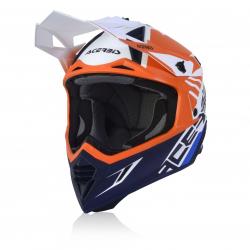 Casque Acerbis X-TRACK - Orange / Bleu