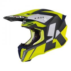 Casque Airoh TWIST 2.0 LIFT - Jaune Fluo / Gris / Bleu