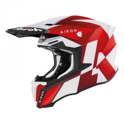 Casque Airoh TWIST 2.0 LIFT MAT - Rouge / Blanc