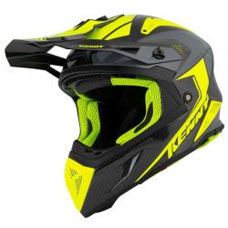 Casque Kenny TITANIUM CARBONE GRAPHIC - Jaune Fluo
