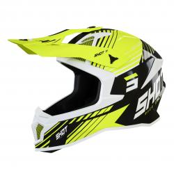 Casque Shot LITE FURY - Noir / Jaune Fluo