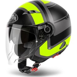 Casque Airoh CITY-ONE WRAP MAT / Jaune