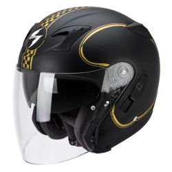 Casque Scorpion EXO-220 AIR BIXBY MAT - Noir / Or